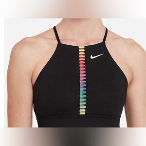 Nike rainbow ladder sports bra light support